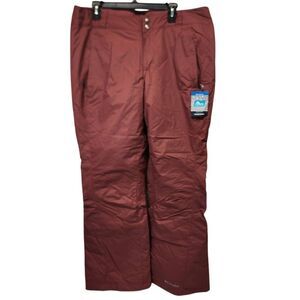 Columbia Modern Mountain 2.0 Insulated Snow Pants Women’s 1X NWT $110 Rust Red